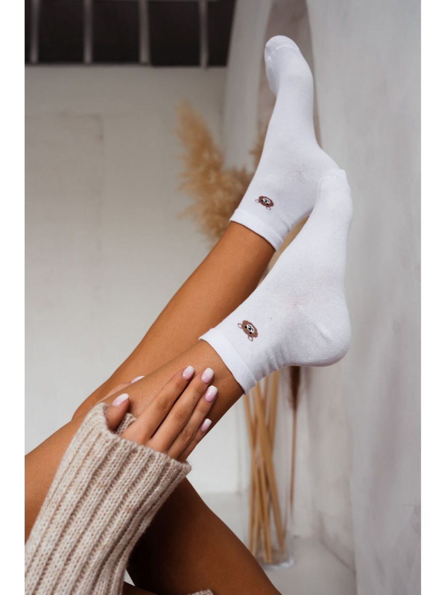 Baumwollsocken für Damen Kleiner Teddybär