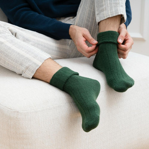 Herrensocken Serie Alpaka Grüne