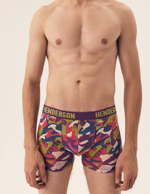 Boxeri bărbătești cu crac lung 2-pack Multicolor