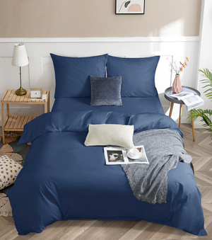 Bettwäsche Satina Dunkelblau