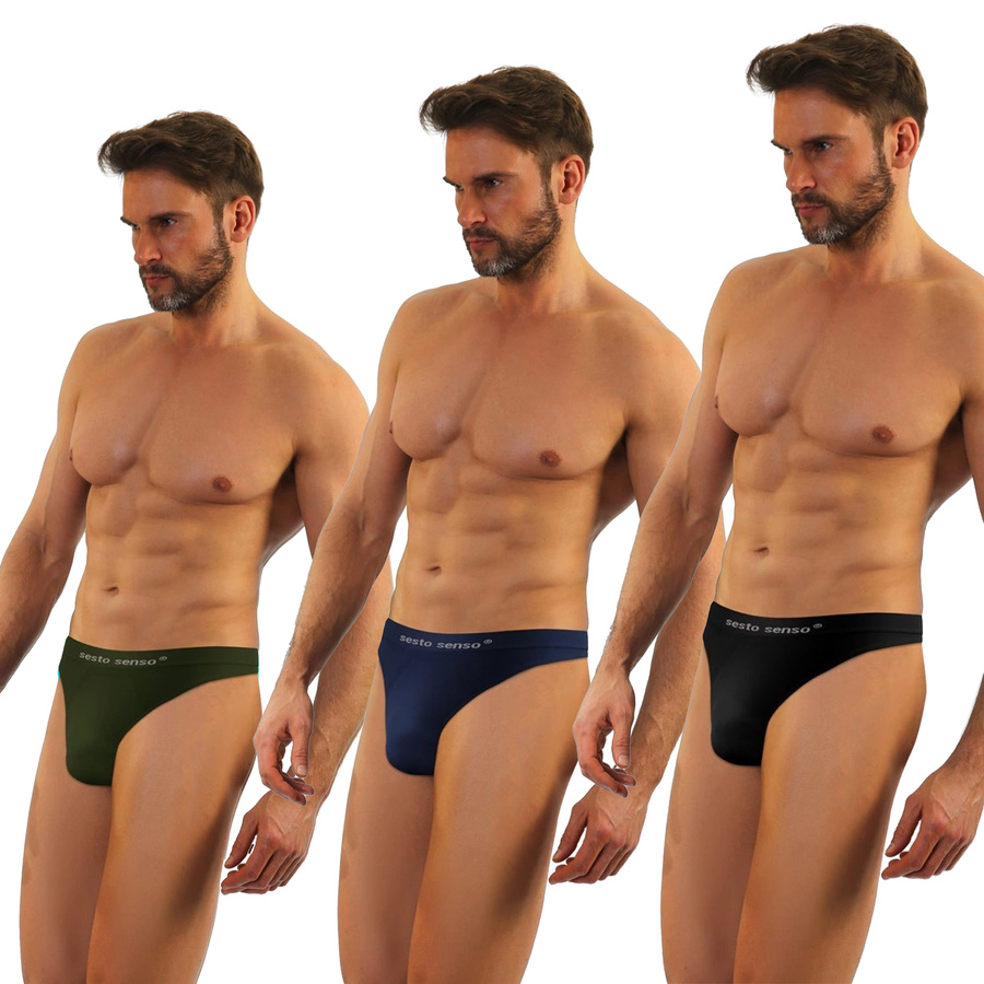 Herren-Strings CL13 Schwarz/Blau/Grün