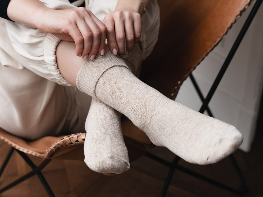 Socken Damen Serie 093 Lila