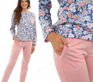 Damenpyjama Karolina Aprikose