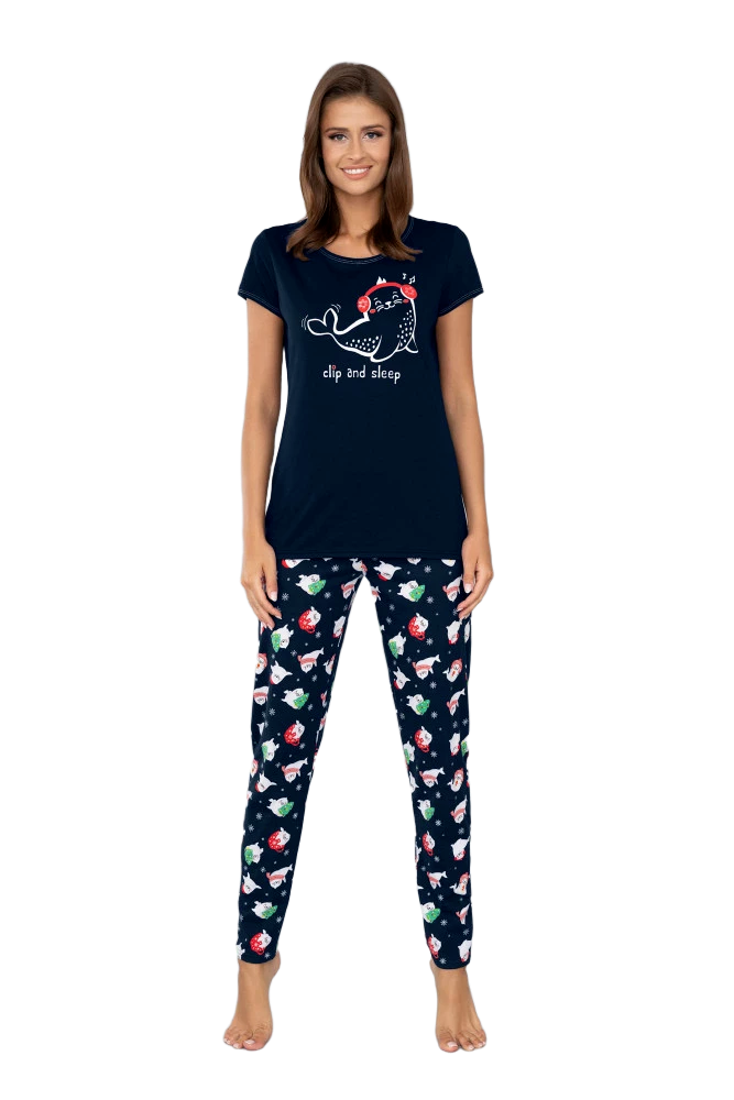 Damska piżama świąteczna z bawełny Kasjana Italian Fashion