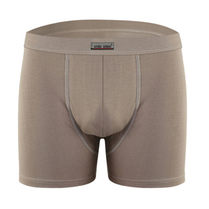 Herren-Boxershorts BM03 Beige Weiß