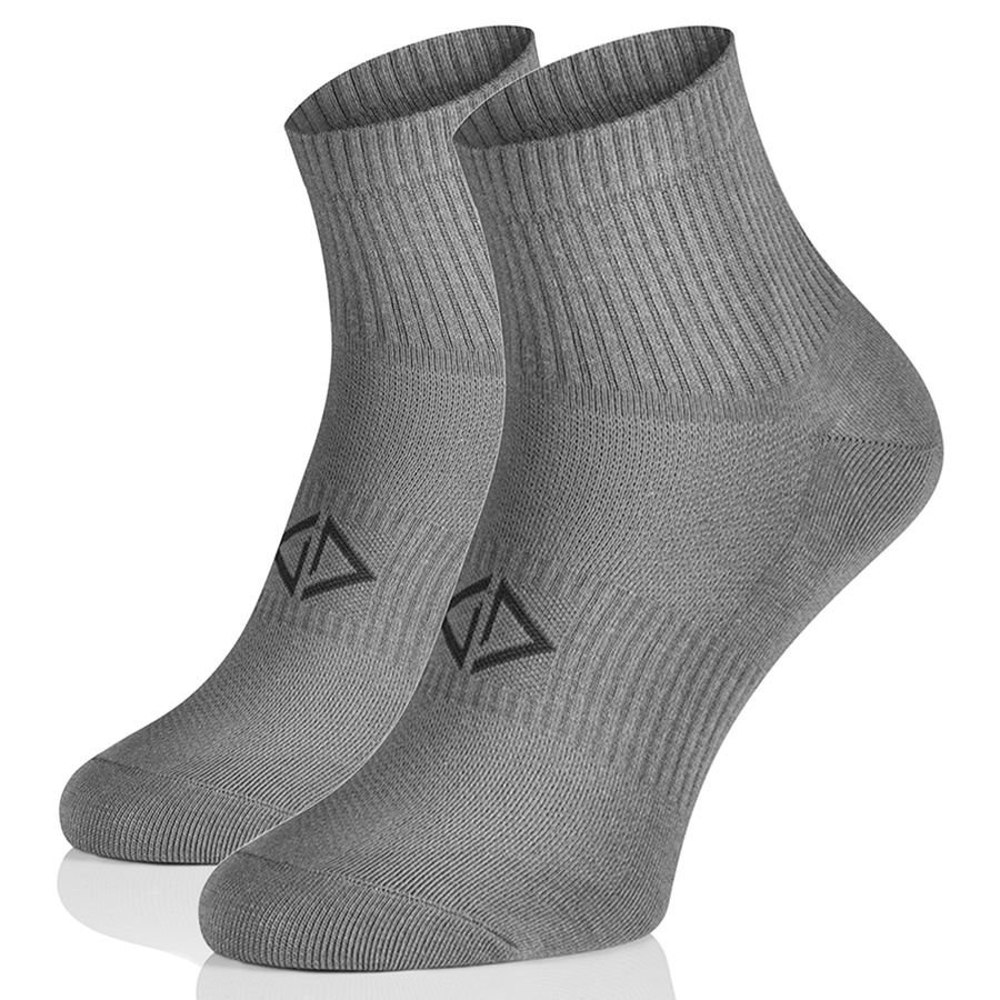 Kurze Sportsocken Silverplus Schwarz