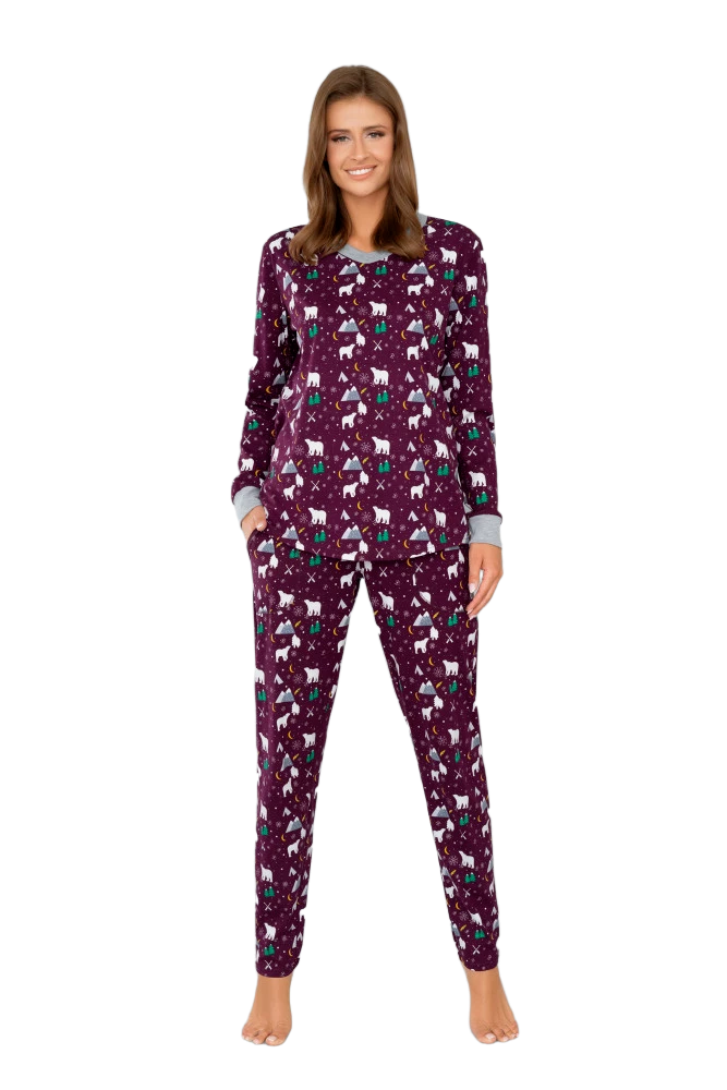 Weihnachtspyjama für Damen Ava Italian Fashion