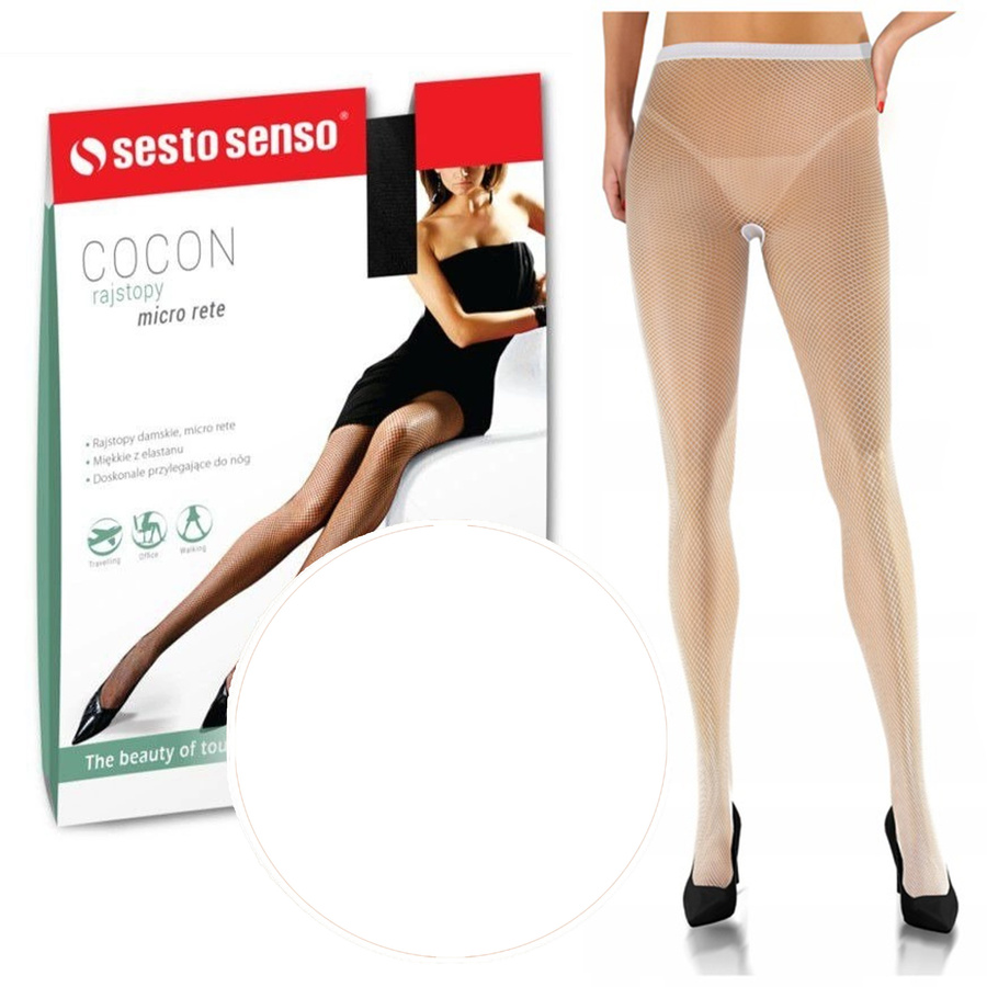 Netzstrumpfhose Micro Rete Blau