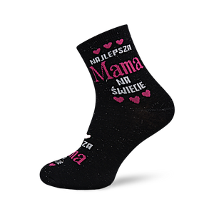 Gemusterte Socken Day Of Mommy Geschenk Milena