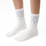 Socken Art. 123 Ecru, Weiß