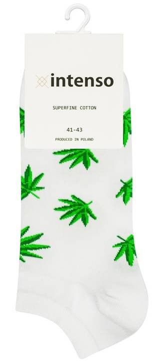 Farbige Socken Stops Kunst. 1849 Intenso Weißes Blatt