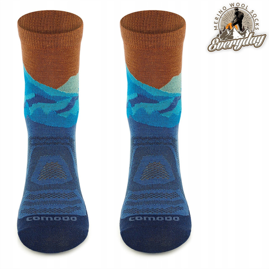 Trekking-Socken aus Merinowolle TRE18 Comodo
