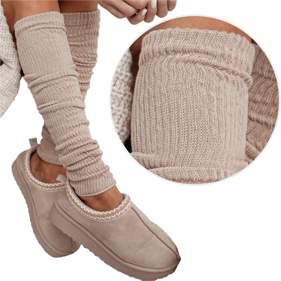 Gestrickte gerippte Leggings für Frauen 1528