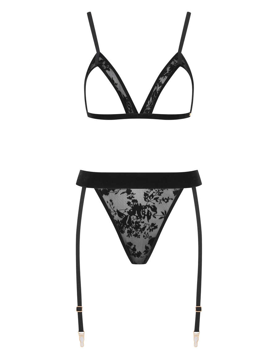 Set lenjerie Zeal Negru