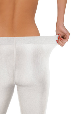 Sesto Senso Damen Strumpfhose Gerda 100 DEN – Warme Akryl Strumpfhose mit Jacquardmuster, Weiches und Bequemes Design, Ideal für Wintertage, Rot/Bordeaux, Größe 2 bis XL