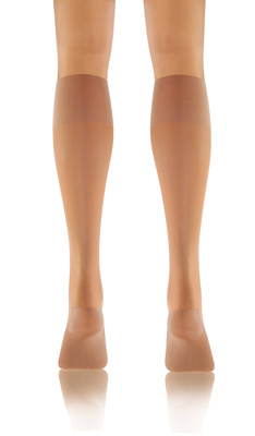 Sesto Senso Damen Podkolanówki – Massierende Sohle, 20 Den, Poliamid-Elastan Mix, Nicht-Drückend, Unterstützt Durchblutung, Elegant Halbtransparent, 3er Pack, Schwarz