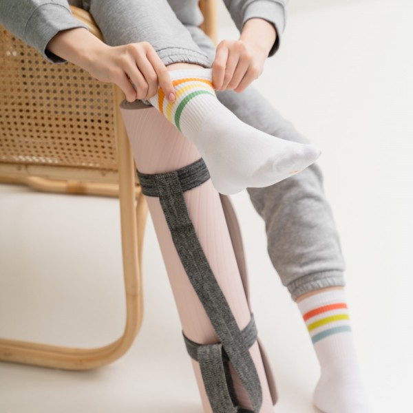 Sportliche gestreifte Socken für Damen/Herren Mehr Mode