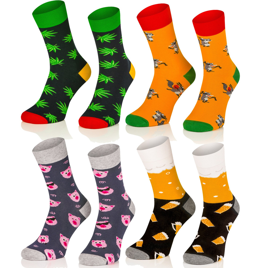 Bunte Socken aus Baumwolle Funny Art. 1917 Intenso
