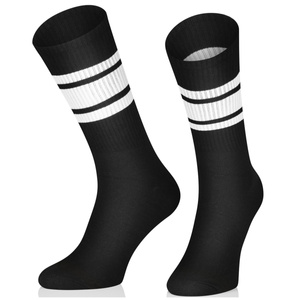 Super Retro Socken mit Aufschrift lang in 3 Streifen