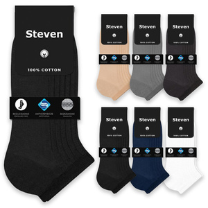 6X Herrensocken 100% Baumwolle Art. 042 Steven 