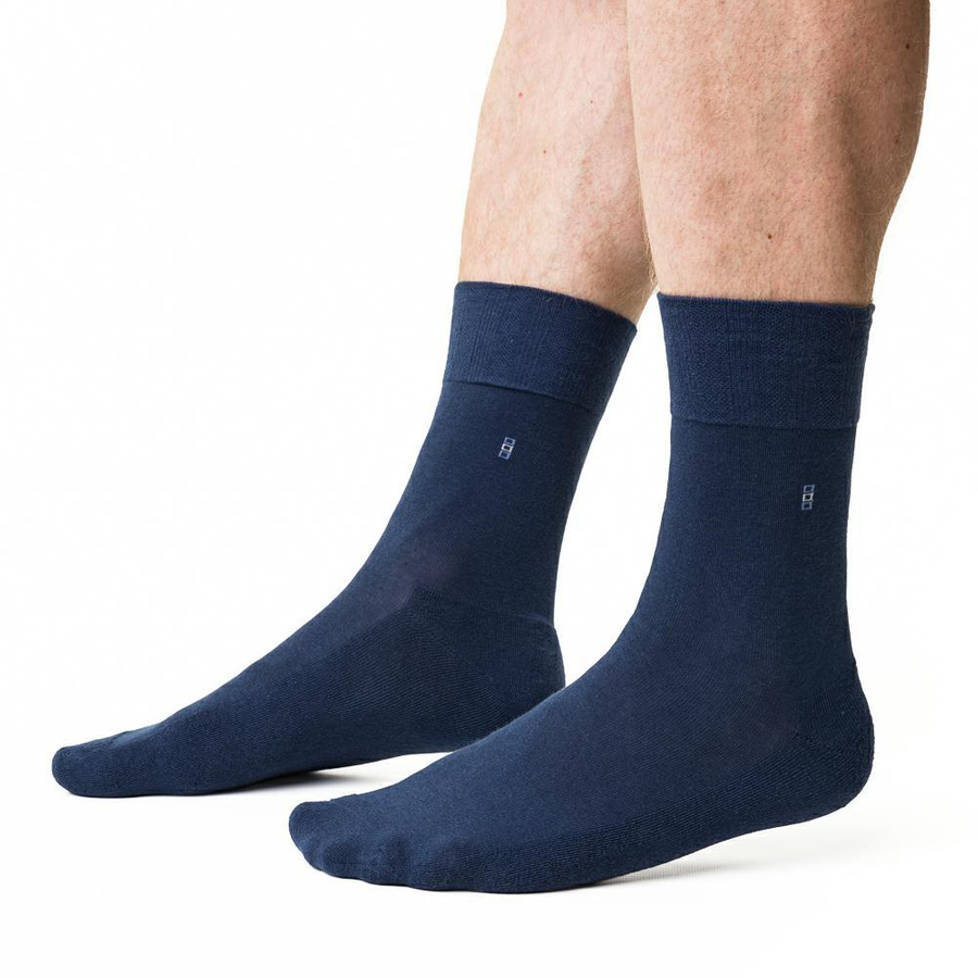 Anzug Socken halb Frottee Kunst. 003 HF001 Denim