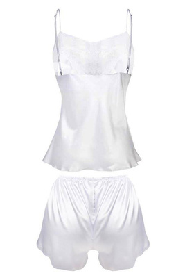 Pijamă Dama Doreen Albastru Satinat