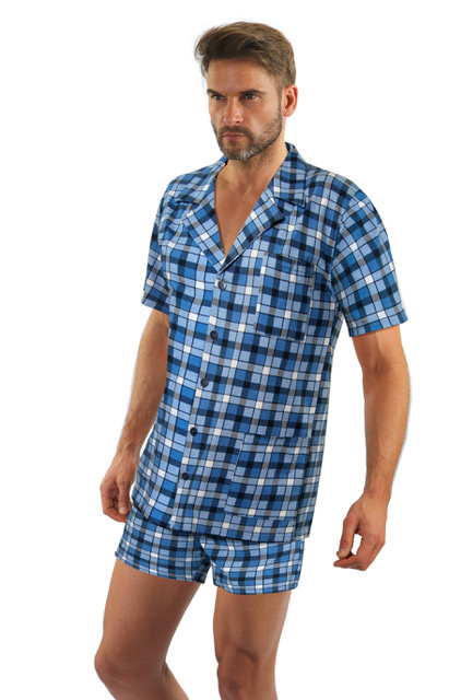 Pijamă scurtă bărbătească Seria 2182/10 Multicolor