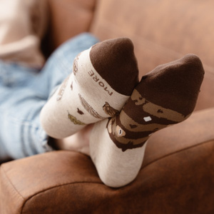 Damen/Herren farbige Füße Kakao Mehr Mode