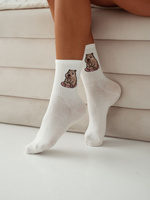 Women's Sitting Capybara Socks 0200