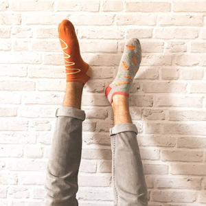 Soxo Männer farbenfrohe unübertroffene Füße lustiger Hot Dog