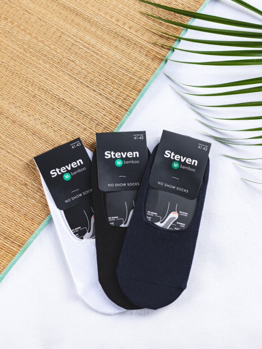 Bambusfaser Mikrofüße Art. 036 navy blau Steven