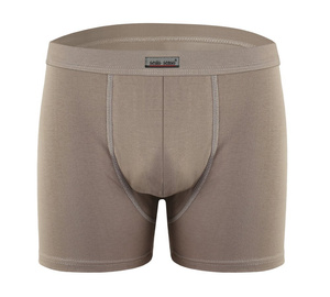 Sesto Senso Herren Baumwoll Boxershorts – Komfortable Unterwäsche mit Elastan, Bequemes Design, Flache Nähte, Ohne Druckstellen, Beige, Neu, Für Männer
