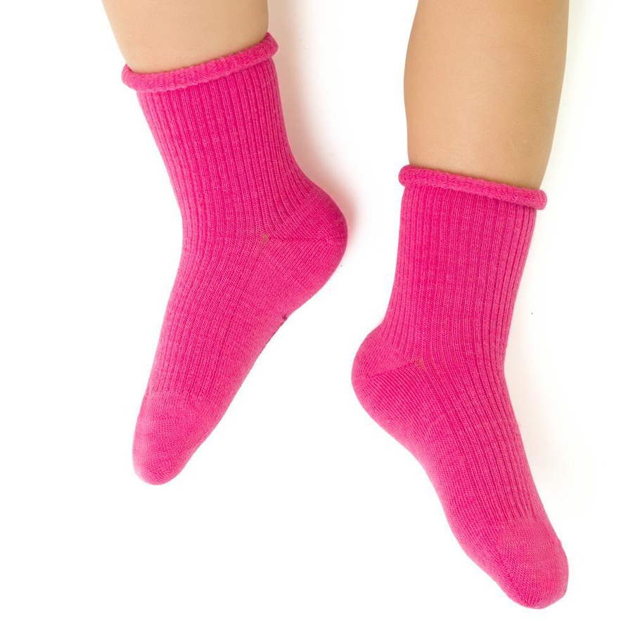 Kindersocken/Kleinkindsocken aus Merinowolle ohne Druck. 130 Steven