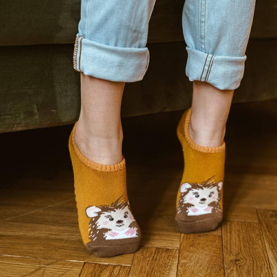 Șosete joase pentru copii Art. 134 cu model arici