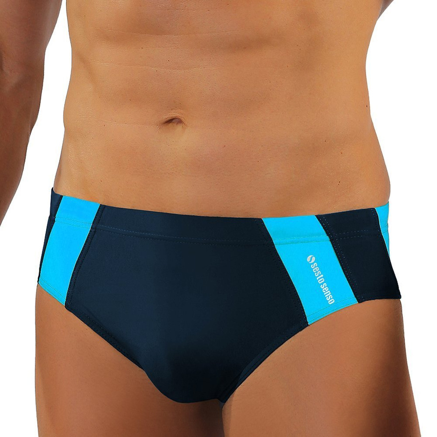 Bade-Slips Herren BD Blau
