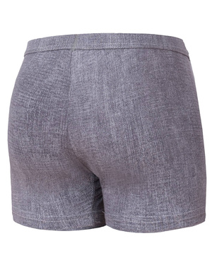 Herren-Boxershorts Authentic 220 grau Druck Cornette 