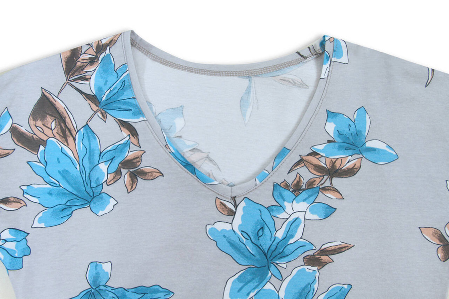 Damenpyjama Serie Blau