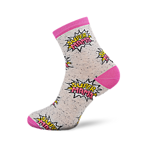 Gemusterte Socken Day Of Mommy Geschenk Milena