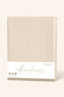 Spannbettlaken Flanell Hellbeige