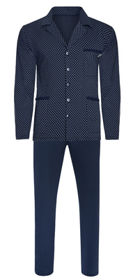 Herren Schlafanzug Serie Blau