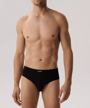 Herrenslips Serie 3BMP-006 Grau/Schwarz/Weiß