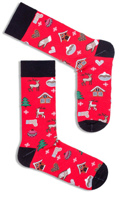 Skarpety Świąteczne bawełniane Milena