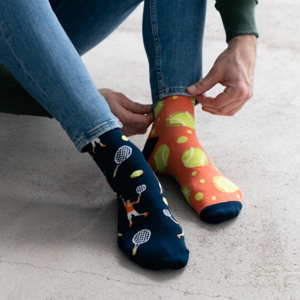 Farbige Damen/Herren Tennis-Socken Mehr Mode