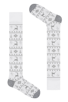 Kniehohe Socken Damen Serie Weihnachtsmuster Art. 372