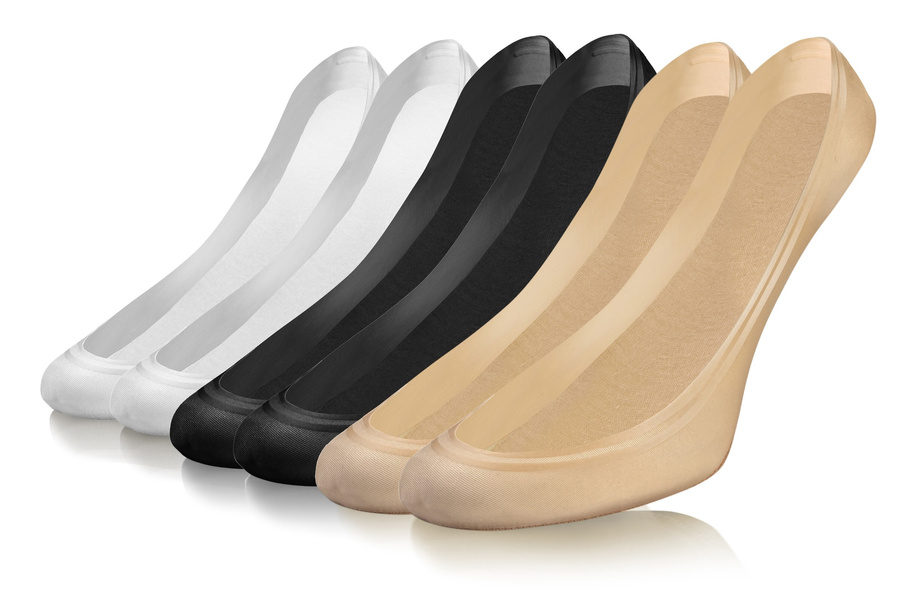 Șosete invizibile damă Balerine Decupaj Laser