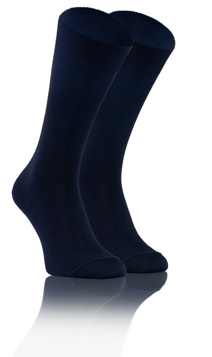 Sesto Senso Herren Socken Eco Bamboo – Weiche Bambusfasern, Atmungsaktiv, Antibakteriell, Für Anzug, Blau, Nachhaltig, Komfortabel, Neu, Skarpetki Fason