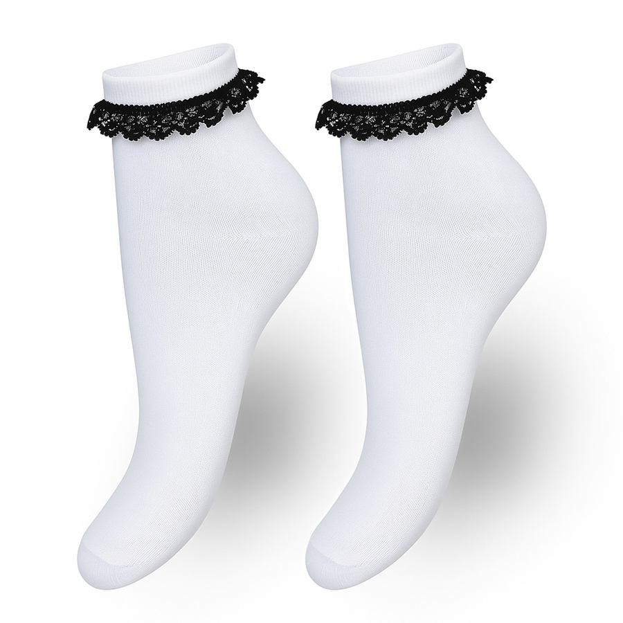 Skarpetki z koronką 897 Milena