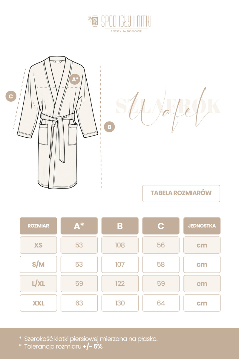 S BATHROBE WAFFLE NAVY BLUE XS