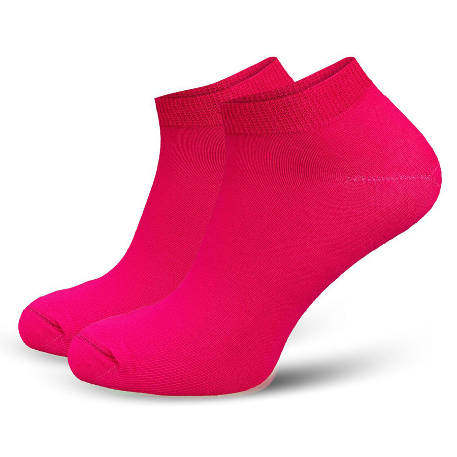 Stopki gładkie neonowe, Kolor Neon Różowy, Rozmiar 37-41