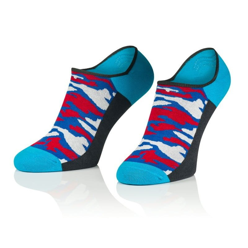 Farbige Micro-Fußsocken mit Silikon Art. 1778 Intenso